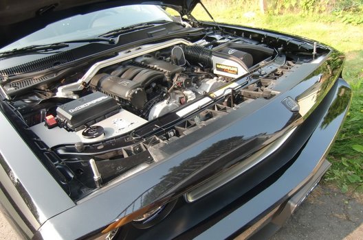 Install the Chrome Hood Latch Pins on a Dodge Challenger