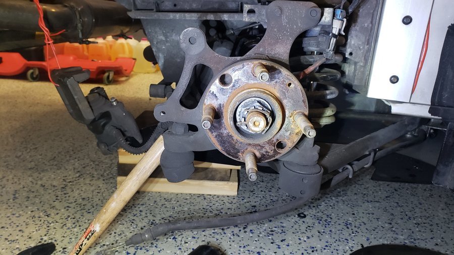 Image 8909 from Install the Front Caliper Relocation Brackets on a