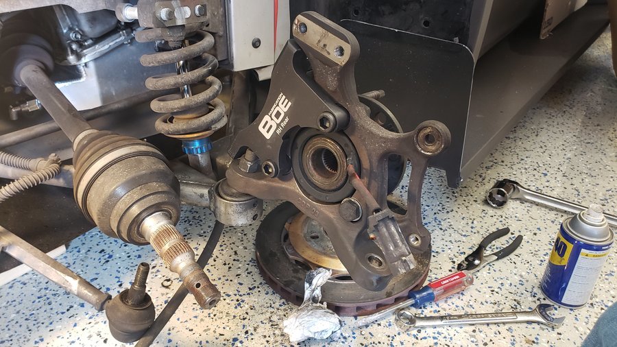 Image 8919 from Install the Front Caliper Relocation Brackets on a